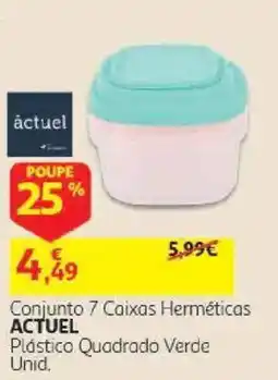 Auchan Conjunto 7 Caixas Herméticas Actual promoção