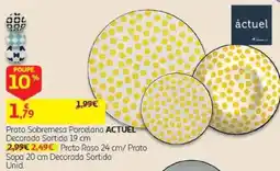 Auchan Prato Sobremesa Porcelana Actuel promoção
