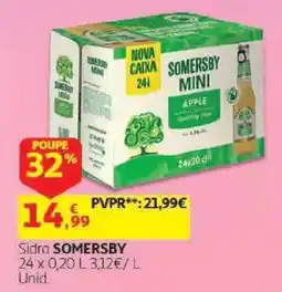 Auchan Sidra somersby promoção