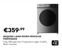 Radio Popular Máquina lavar roupa princesse pwm90465ix promoção