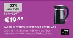 Radio Popular jarro eletrico electronia ke94black promoção