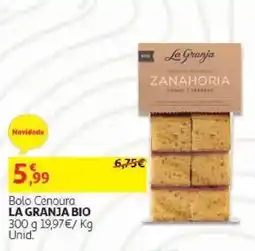 Auchan Bolo cenoura la granja bio promoção