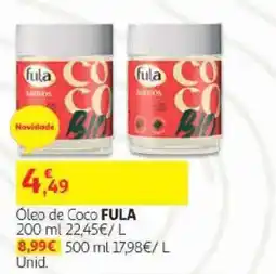 Auchan Óleo de Coco Fula promoção
