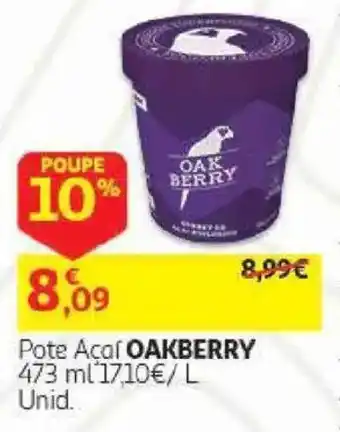 Auchan Pote açaí oakberry promoção