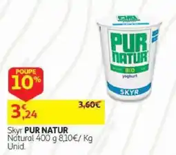 Auchan skyr pur natur promoção