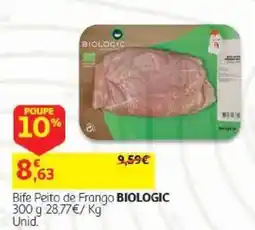 Auchan Bife Peito de Frango BIOLOGIC promoção