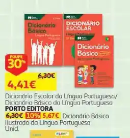 Auchan Dicionário escolar da língua portuguesa/ dicionário básico da língua portuguesa porto editora promoção