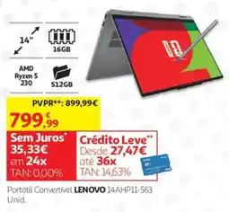 Auchan Portátil Convertível Lenovo 14AHP11-563 promoção