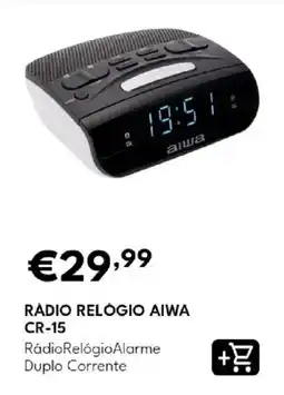 Radio Popular Rádio relógio aiwa promoção