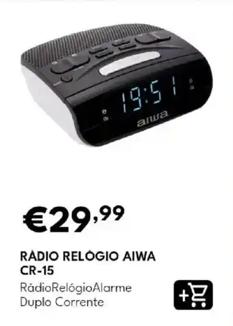 Rádio relógio aiwa