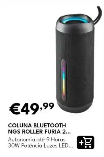 Coluna bluetooth ngs roller furia 2...