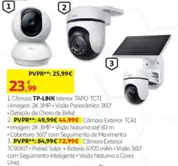 Auchan Câmera tp-link interior taipo tc71 promoção