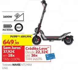 Auchan Trotinete navee nt5 max promoção