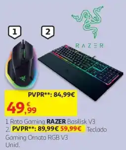 Auchan Rato Gaming Razer Basilisk V3 promoção