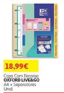 Auchan Capa Com Recarga Oxford Live&Go promoção