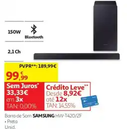 Auchan Barra de Som Samsung HW-T420/ZF promoção