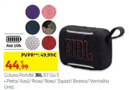 Auchan Coluna Portátil JBL BT Go 5 promoção