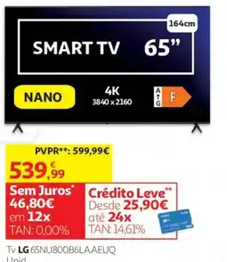 Auchan Tv lg 65nu800b6laaeuq promoção