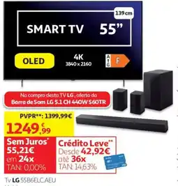 Auchan Tv lg 55b6elc.aeu promoção