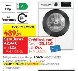Auchan Máquina de lavar roupa bosch wgg244z0ep promoção