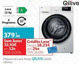 Auchan Máquina de lavar roupa qilive q.6601 promoção