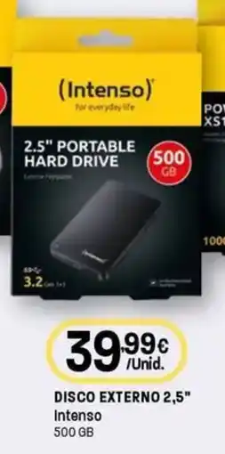 Intermarché Disco externo 2,5 intenso promoção