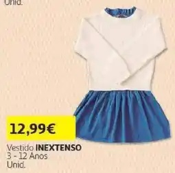 Auchan Vestido inextenso promoção