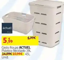 Auchan Cesto Roupa actual promoção