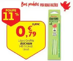 Auchan Lápis Grafite Auchan promoção