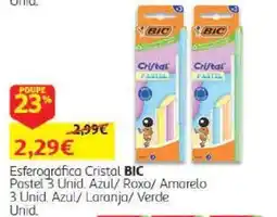 Auchan Esferográfica Cristal BIC promoção