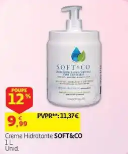 Auchan Creme Hidratante Soft&Co promoção