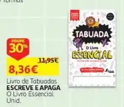 Auchan Livro de Tabuadas escreve e apaga o livro essencial promoção
