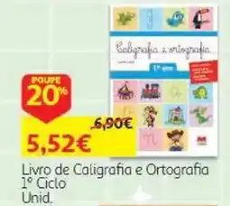 Auchan Livro de Caligrafia e Ortografia 1º Ciclo Unid. promoção
