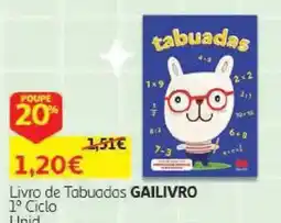 Auchan Livro de Tabuadas Gailivro promoção