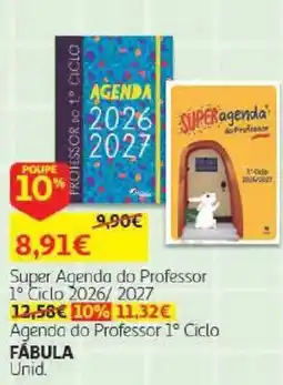 Auchan Agenda do Professor 1º Ciclo promoção