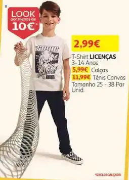 Auchan T-Shirt LICENÇAS promoção