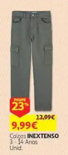 Auchan Calças inextenso promoção
