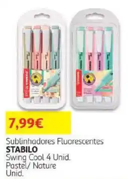 Auchan Sublinhadores fluorescentes stabilo promoção