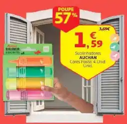 Auchan Sublinhadores auchan promoção