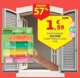 Auchan Sublinhadores auchan promoção