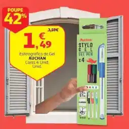 Auchan Esterográfica de gel auchan promoção