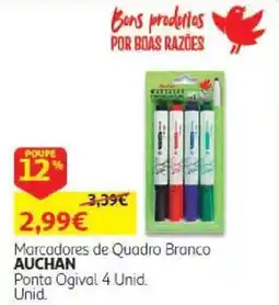 Auchan Marcadores de Quadro Branco Auchan promoção