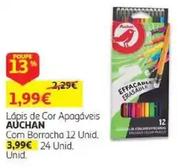 Auchan Lápis de cor apagáveis auchan promoção
