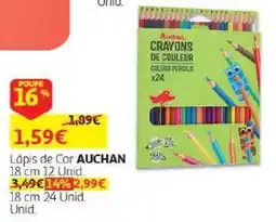 Auchan Lápis de Cor Auchan promoção