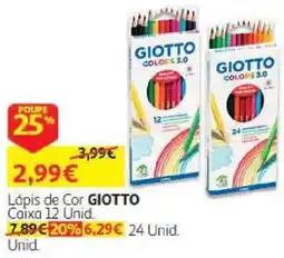 Auchan Lápis de Cor Giotto promoção