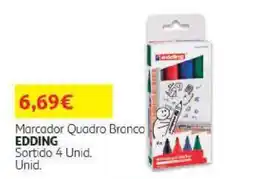 Auchan Marcador quadro branco edding promoção