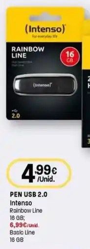 Intermarché Pen usb 2.0 intenso promoção