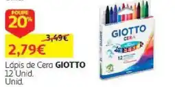 Auchan Lápis de Cera Giotto promoção
