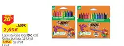 Auchan Lápis de Cera Kids BIC Kids Cores Sortidas promoção