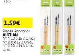 Auchan Pincéis redondos auchan promoção